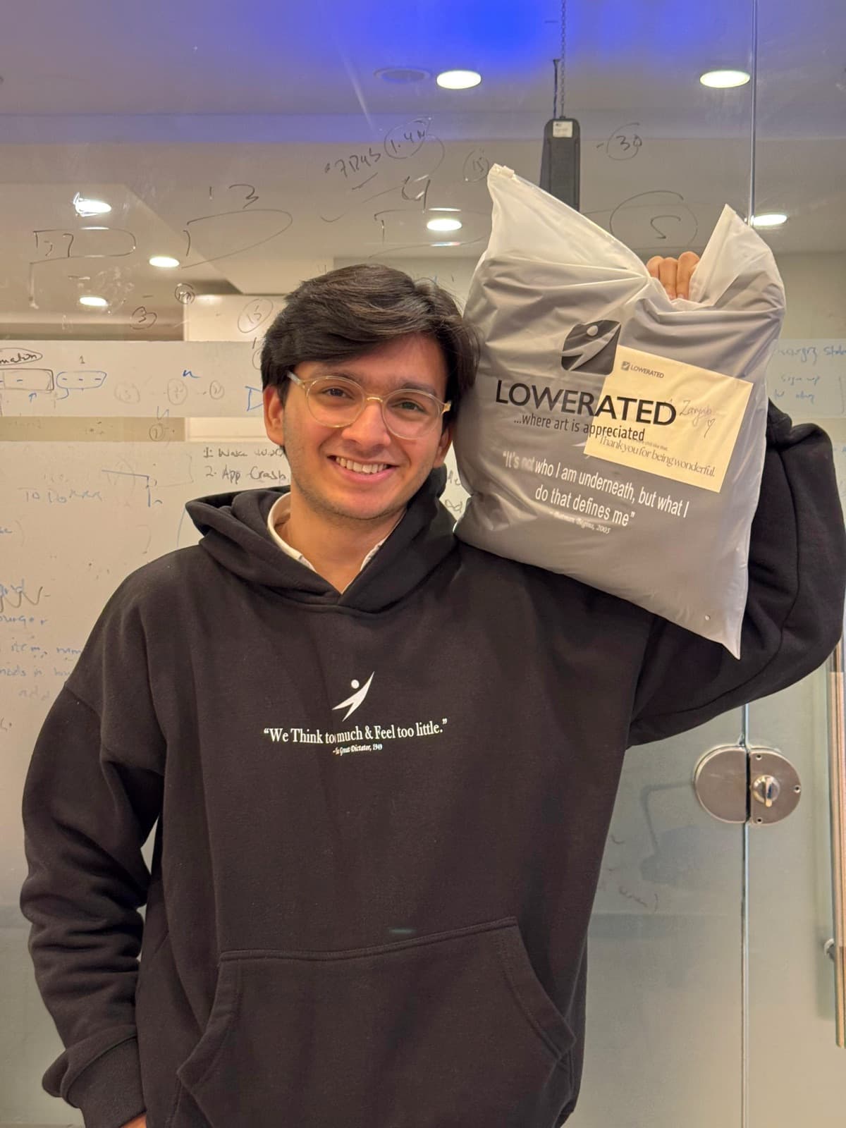 A Lowerated hoodie